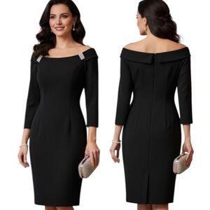 ST. GILLIAN Vintage 1990s Cocktail Dress - Size 4P